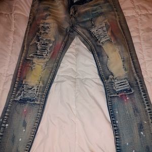 Men34/32 vintage washed jeans